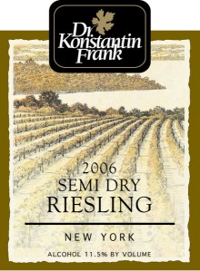 Dr. Frank Semi Dry Riesling